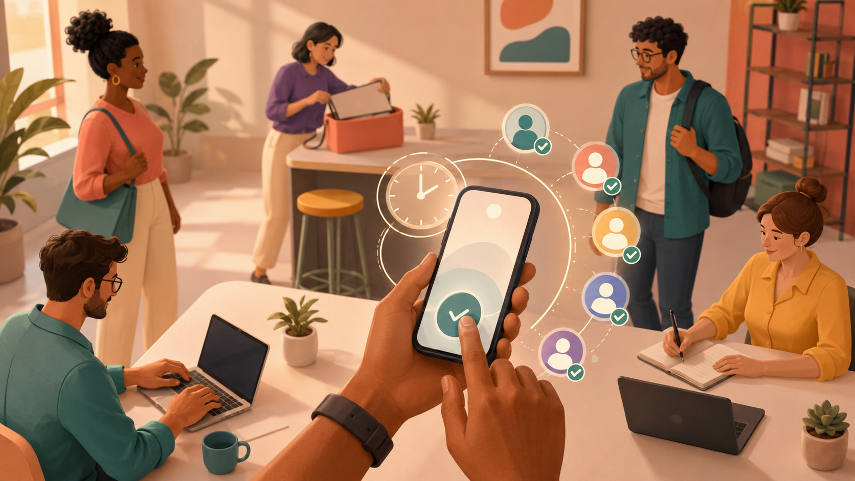 Controle de ponto digital gratuito para pequenas empresas com até cinco colaboradores